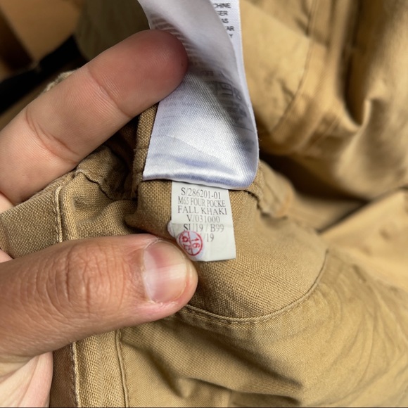 Old Navy Beige/Tan Mens Lightweight Canvas Mens Jacket Size Medium - Picture 7 of 8